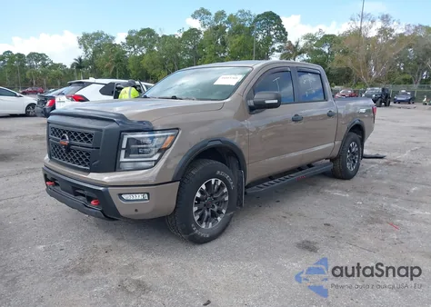 2022 Nissan Titan Pro-4X 4X4 z USA, uszkodzony, nr VIN 1N6AA1ED9NN105257